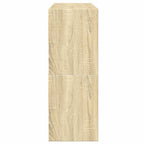 vidaXL Schuhregale 2 Stk. Stapelbar Sonoma-Eiche 89,5x30x40 cm