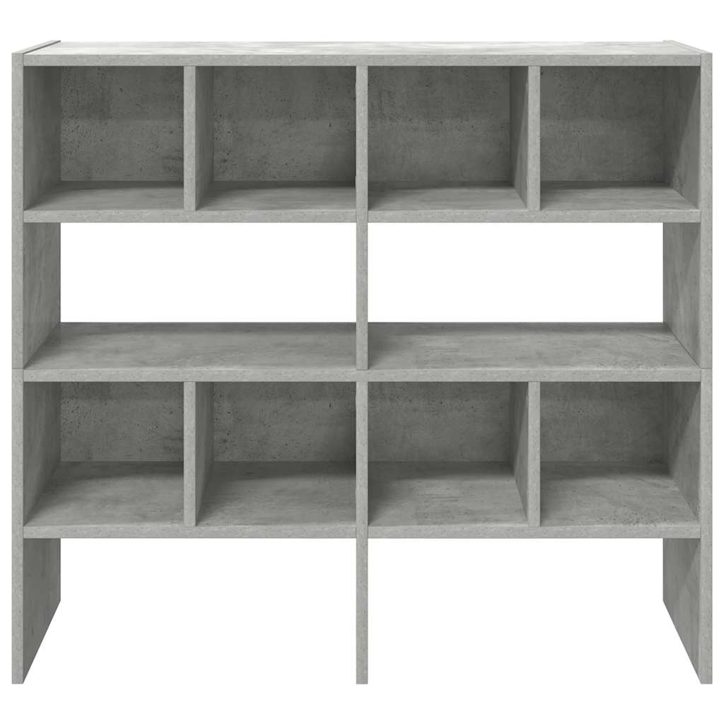 vidaXL Schuhregale 2 Stk. Stapelbar Betongrau 89,5x30x40 cm