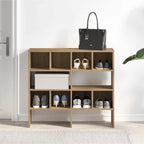 vidaXL Schuhregale 2 Stk. Stapelbar Artisan-Eiche 89,5x30x40 cm