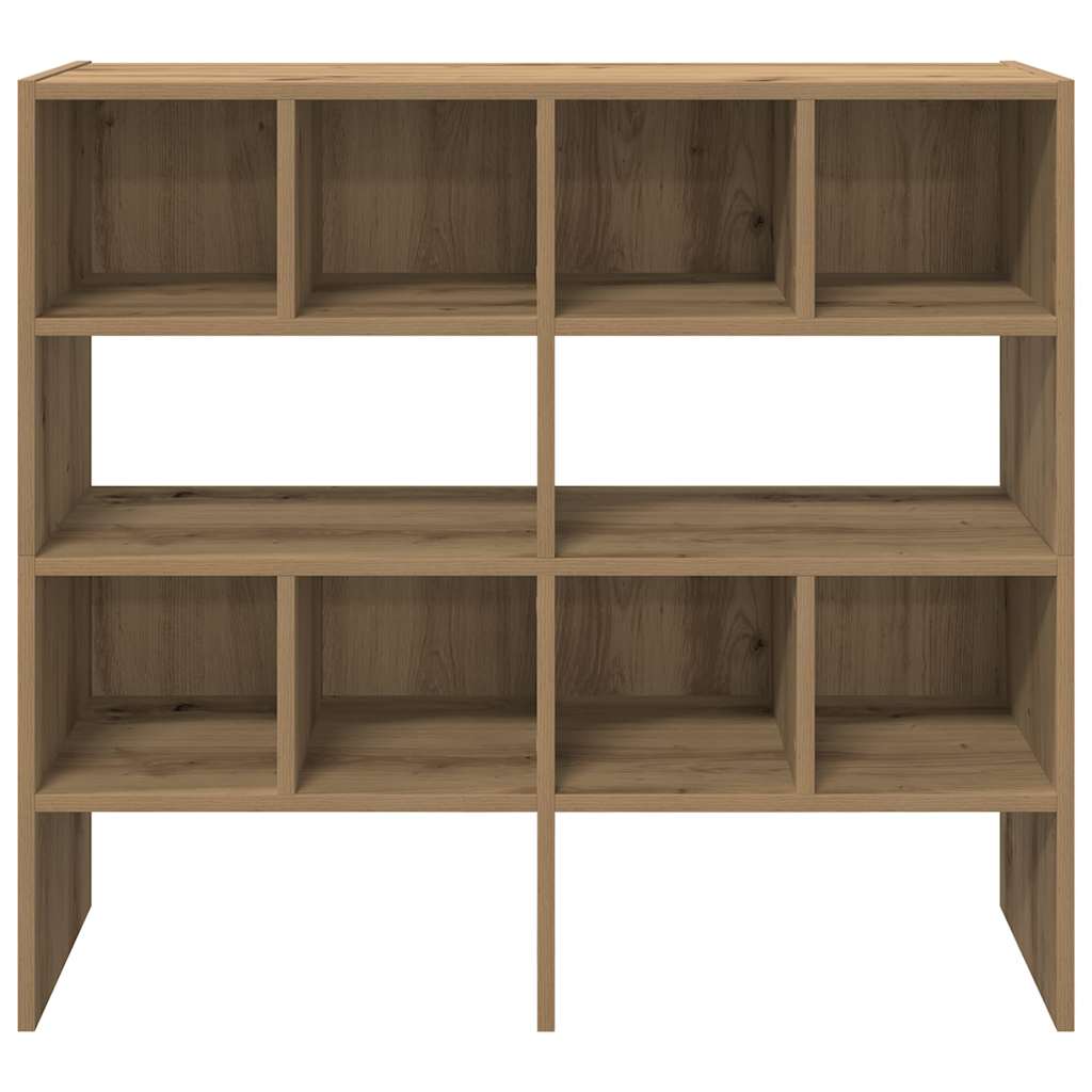 vidaXL Schuhregale 2 Stk. Stapelbar Artisan-Eiche 89,5x30x40 cm