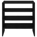 vidaXL Schuhregale 2 Stück stapelbar Schwarze Eiche 60x30x30,5 cm