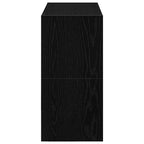 vidaXL Schuhregale 2 Stück stapelbar Schwarze Eiche 60x30x30,5 cm