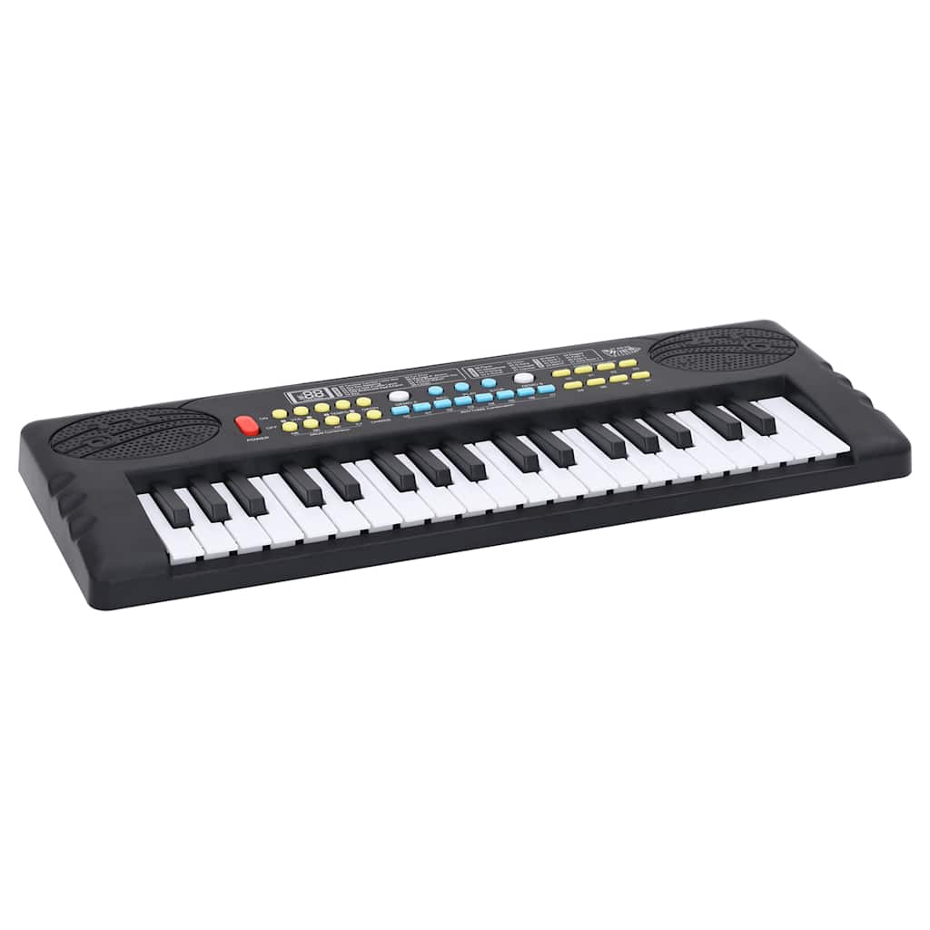 vidaXL 37 Tasten Klavier Elektrisches Keyboard mit Mikrofon für Kinder