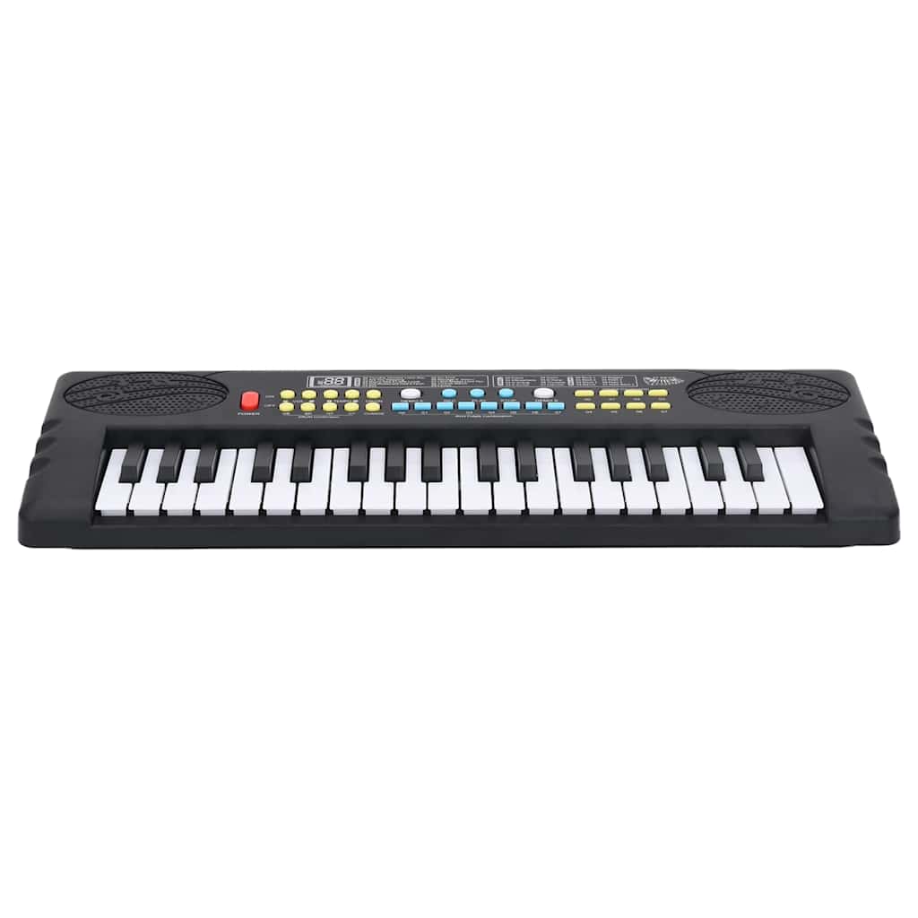vidaXL 37 Tasten Klavier Elektrisches Keyboard mit Mikrofon für Kinder