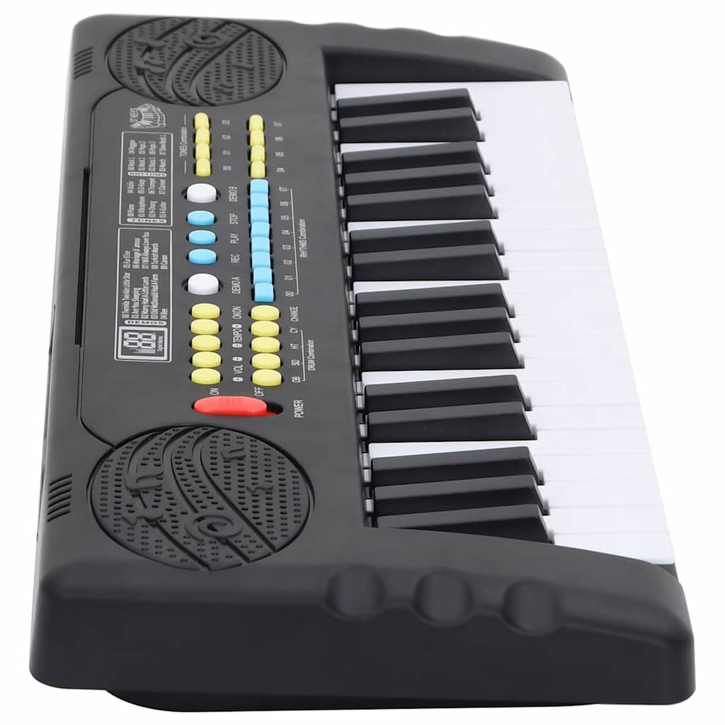 vidaXL 37 Tasten Klavier Elektrisches Keyboard mit Mikrofon für Kinder