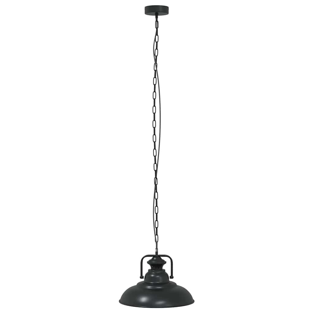 vidaXL Pendelleuchte E27 Schwarz Ø 31 cm Eisen