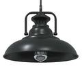 vidaXL Pendelleuchte E27 Schwarz Ø 31 cm Eisen