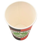 vidaXL Pappbecher 1000 Stk. 16oz 400ml Rot und Schwarz