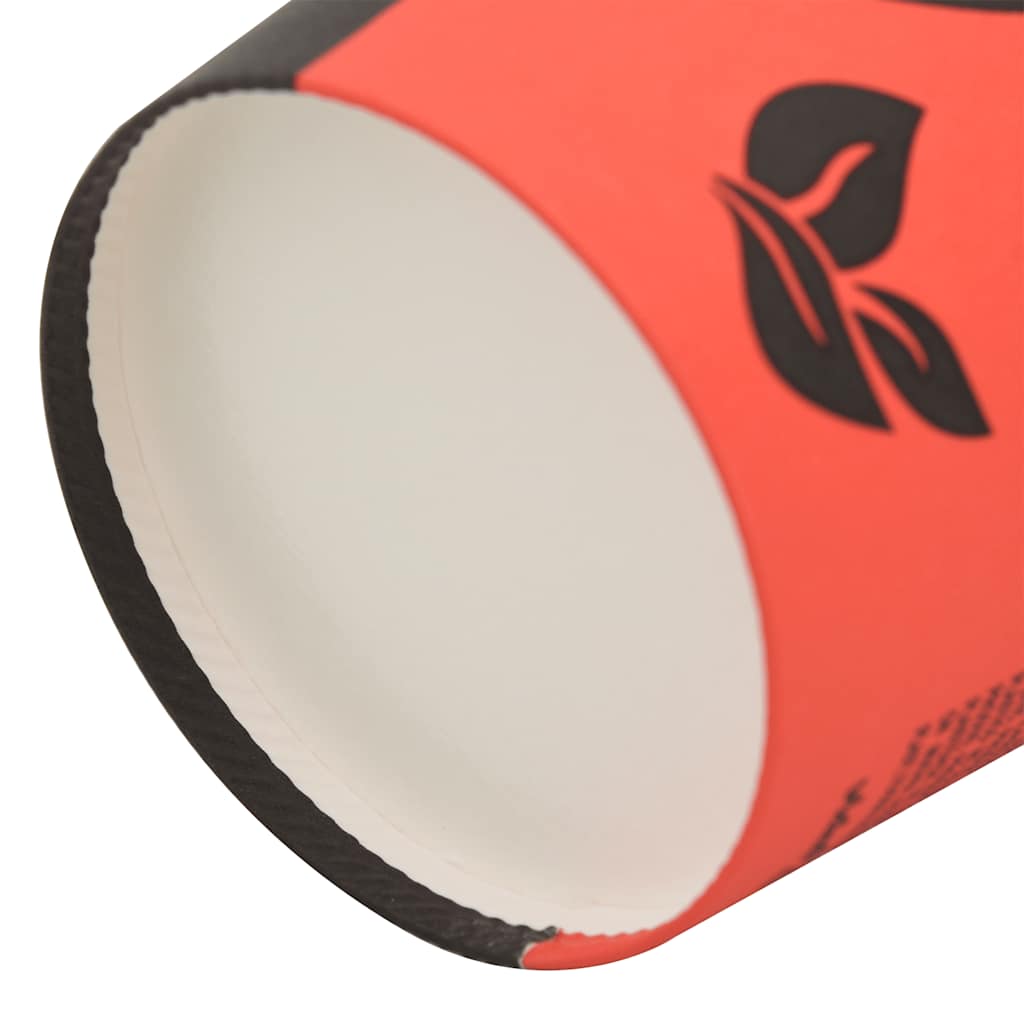 vidaXL Pappbecher 1000 Stk. 16oz 400ml Rot und Schwarz