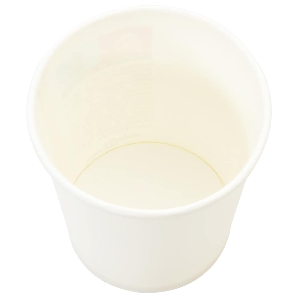 vidaXL Pappbecher 1000 Stk. 4oz 100ml Weiß