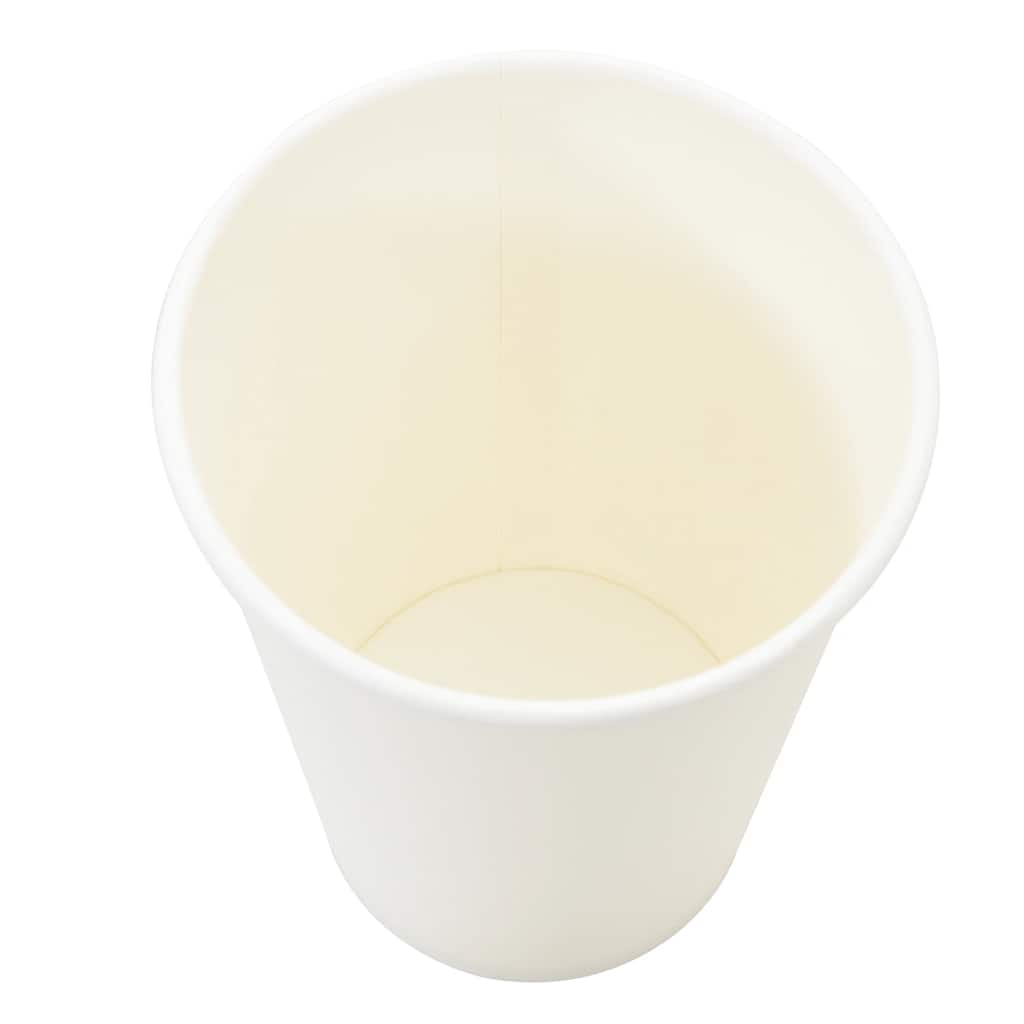 vidaXL Pappbecher 1000 Stk. 12oz 300ml Weiß
