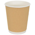 vidaXL Pappbecher 500 Stk. 8oz 200ml Braun