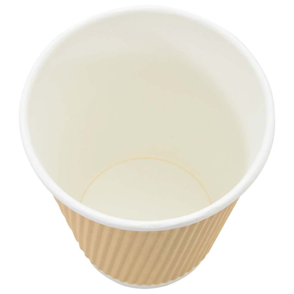 vidaXL Pappbecher 500 Stk. 12oz 300ml Braun