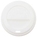 vidaXL Deckel für Pappbecher Ø90 mm 12oz 16oz 1000Stk. Weiß Kunststoff