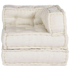 vidaXL Modulares Sofaelement Creme 70x70x54 cm Stoff