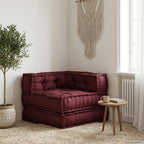 vidaXL Modulares Sofaelement Kastanienbraun 70x70x54 cm Stoff