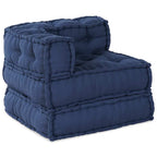 vidaXL Modulare Sofagarnitur Indigo 70 x 70 x 56 cm Stoff