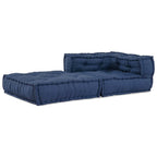 vidaXL Modulare Sofagarnitur Indigo 70 x 70 x 56 cm Stoff