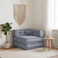 vidaXL Modulare Sofagarnitur Grau 70 x 70 x 56 cm Stoff