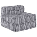 vidaXL Modulare Sofagarnitur Grau Druck 70 x 70 x 56 cm Stoff