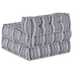 vidaXL Modulare Sofagarnitur Grau Druck 70 x 70 x 56 cm Stoff