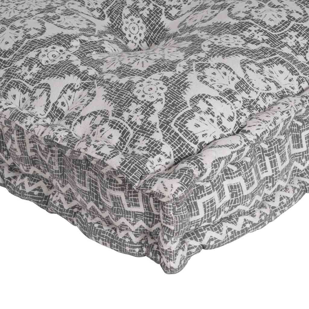 vidaXL Pallet Sofa Kissen Hellgrau 120 x 80 x 12 cm Stoff