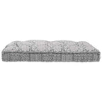 vidaXL Pallet Sofa Kissen Hellgrau 120 x 80 x 12 cm Stoff