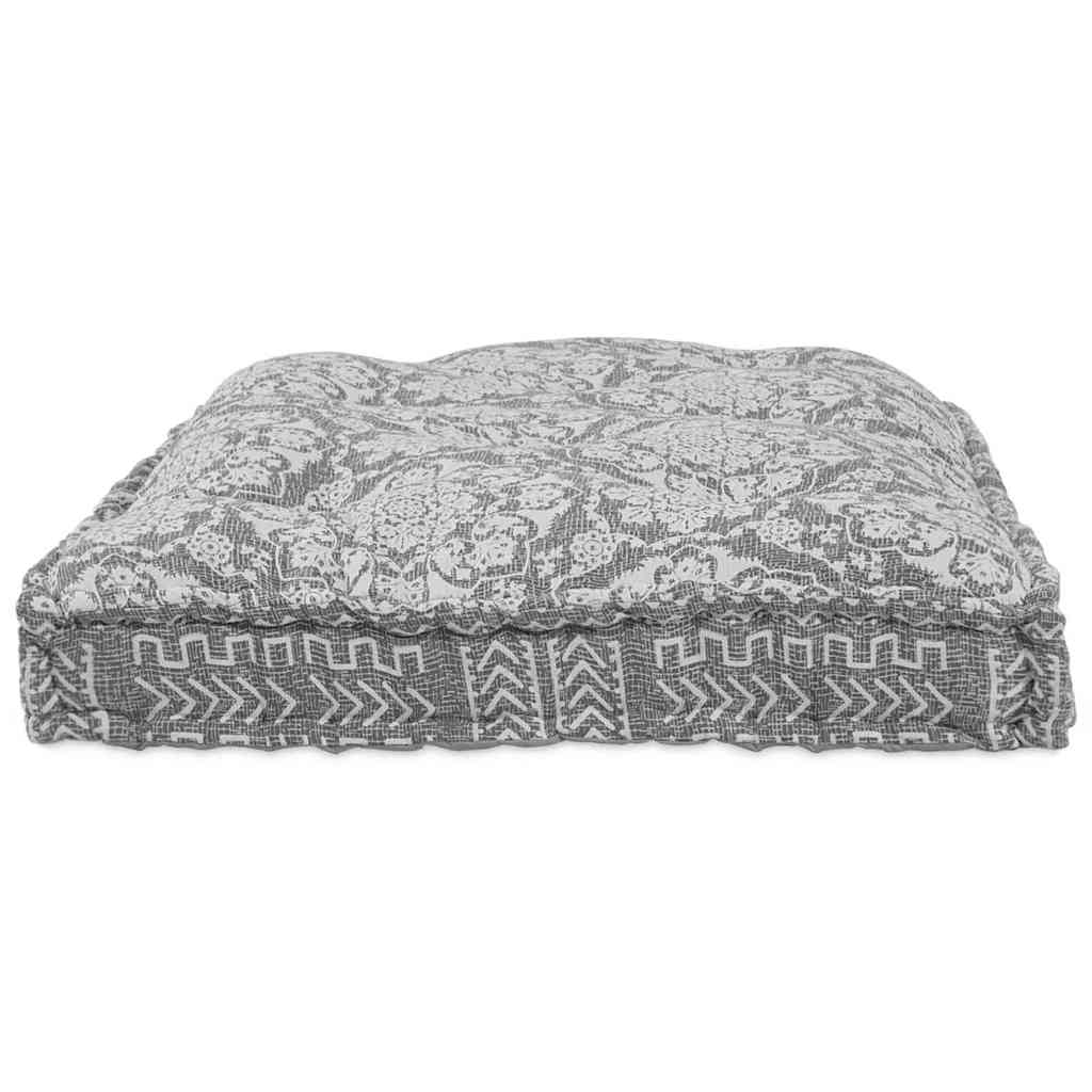 vidaXL Pallet Sofa Kissen Hellgrau 120 x 80 x 12 cm Stoff