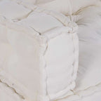 vidaXL Pallet Sofa Kissen 3 pcs Creme 120 x 80 x 34 cm Stoff
