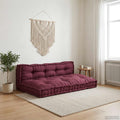 vidaXL Pallet Sofa Kissen 2 pcs Kastanienbraun 120 x 80 x 38 cm Stoff