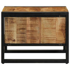 vidaXL Couchtisch 50x50x38 cm Raues Massivholz Mango