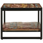 vidaXL Couchtisch Mehrfarbig 90x50x38 cm Altholz Massiv