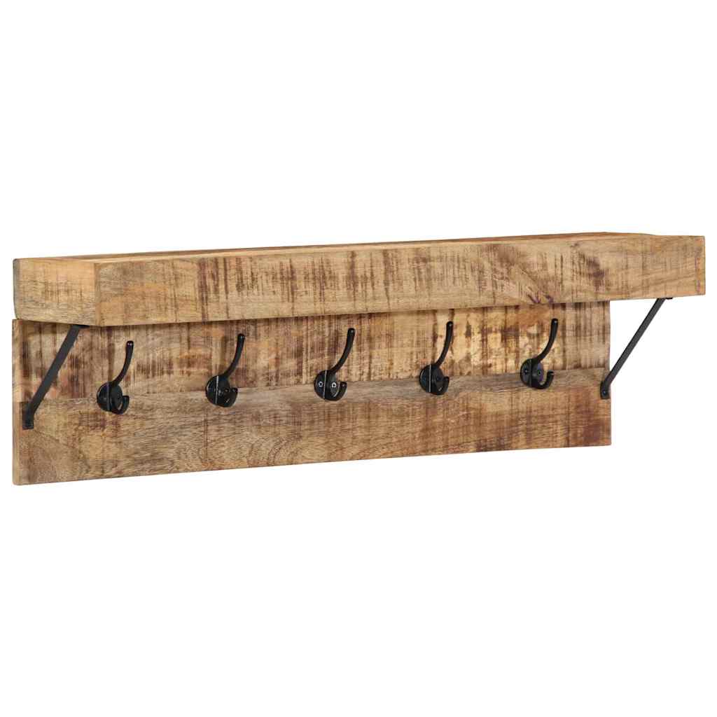 vidaXL Garderobenständer Braun 73 x 19 x 23 cm Massivholz Mango