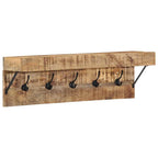 vidaXL Garderobenständer Braun 73 x 19 x 23 cm Massivholz Mango