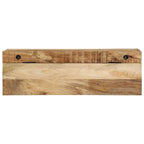 vidaXL Garderobenständer Braun 73 x 19 x 23 cm Massivholz Mango