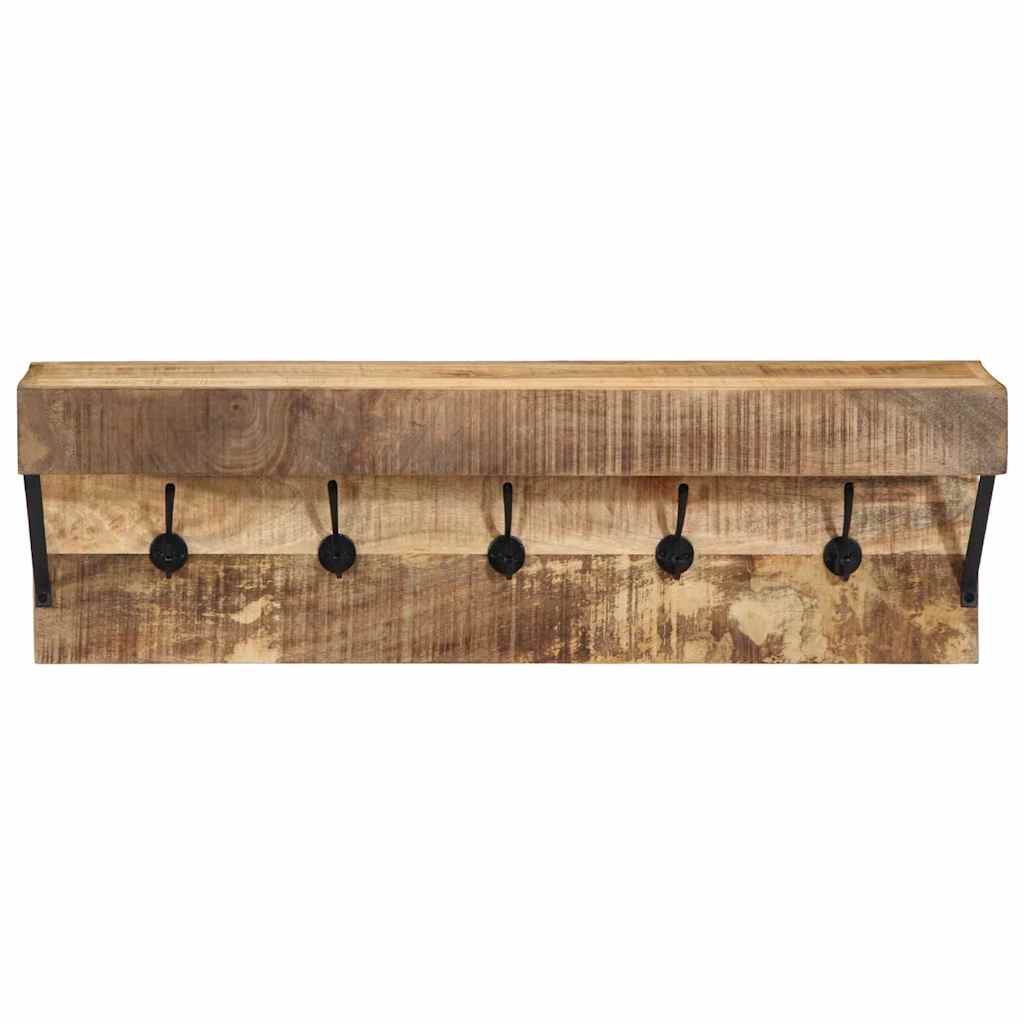 vidaXL Garderobenständer Braun 73 x 19 x 23 cm Massivholz Mango