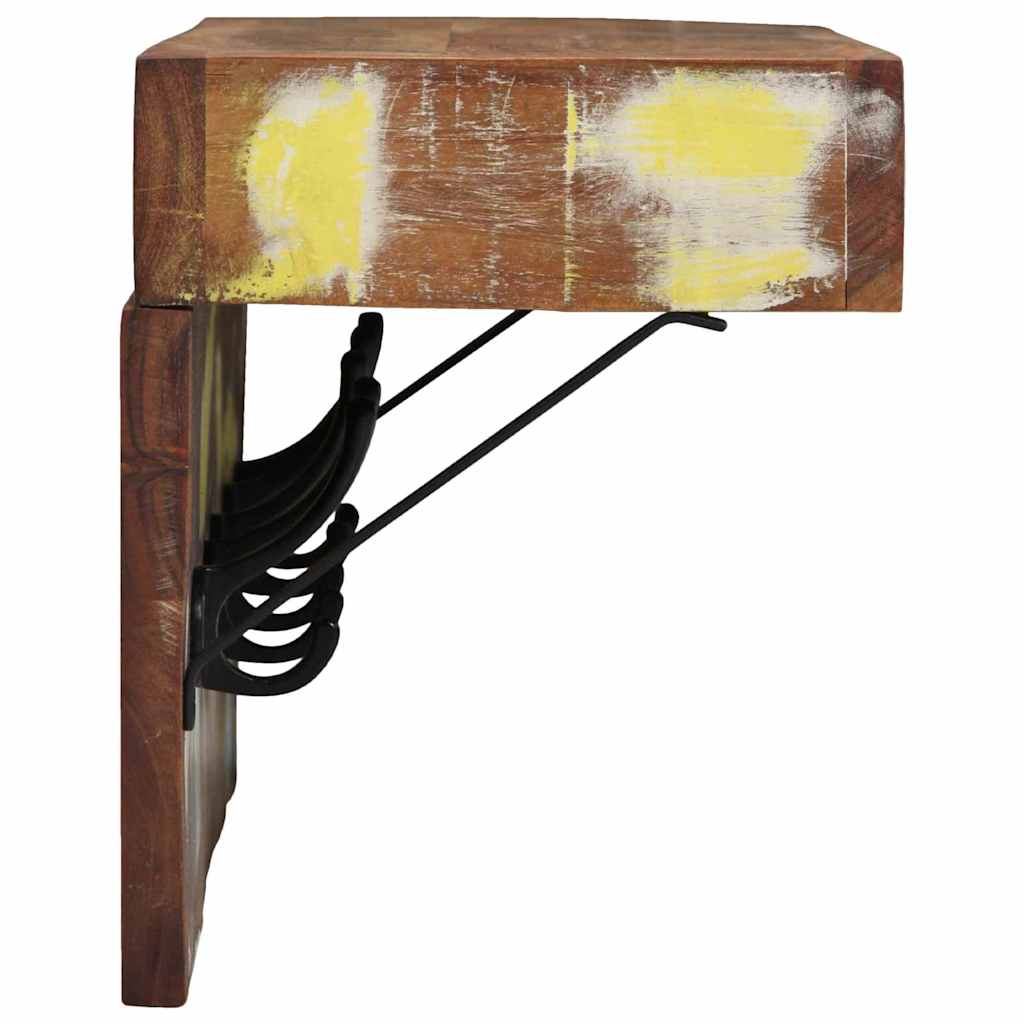 vidaXL Garderobenständer Mehrfarbig 73 x 19 x 23 cm Massivholz Altholz