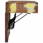 vidaXL Garderobenständer Mehrfarbig 73 x 19 x 23 cm Massivholz Altholz