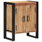 vidaXL Schuhschrank mit Regal Braun 56 x 35 x 70 cm Massivholz Akazie