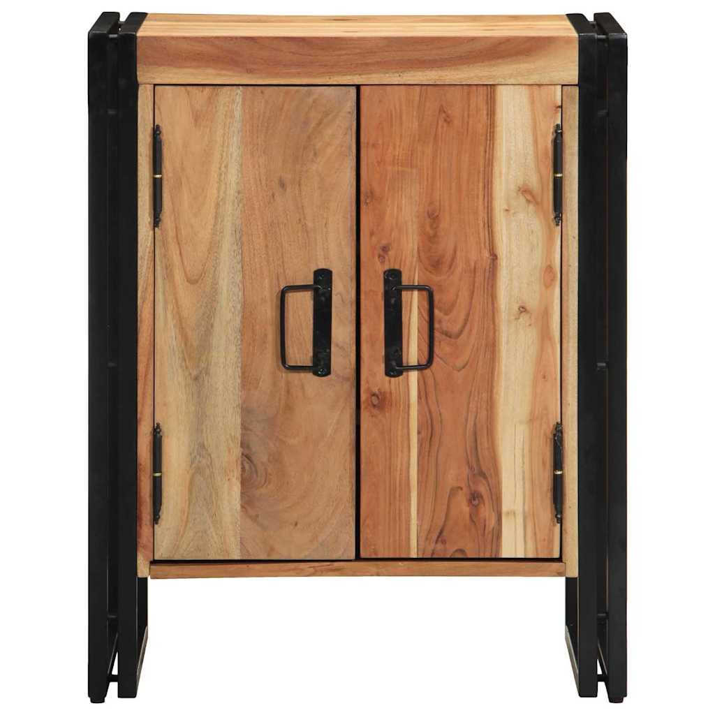 vidaXL Schuhschrank mit Regal Braun 56 x 35 x 70 cm Massivholz Akazie