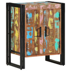 vidaXL Schuhschrank Mehrfarbig 56 x 35 x 70 cm Massivholz Altholz