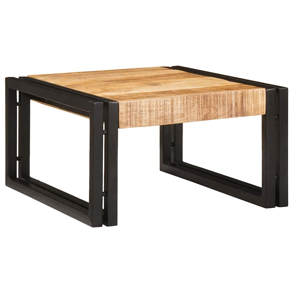 vidaXL Badregal für Braun 40 x 50 x 23 cm Massives rohes Mangoholz