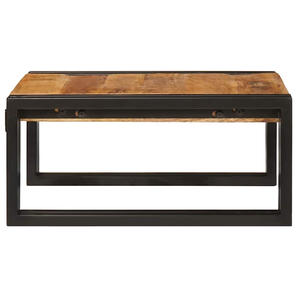 vidaXL Badregal für Braun 40 x 50 x 23 cm Massives rohes Mangoholz