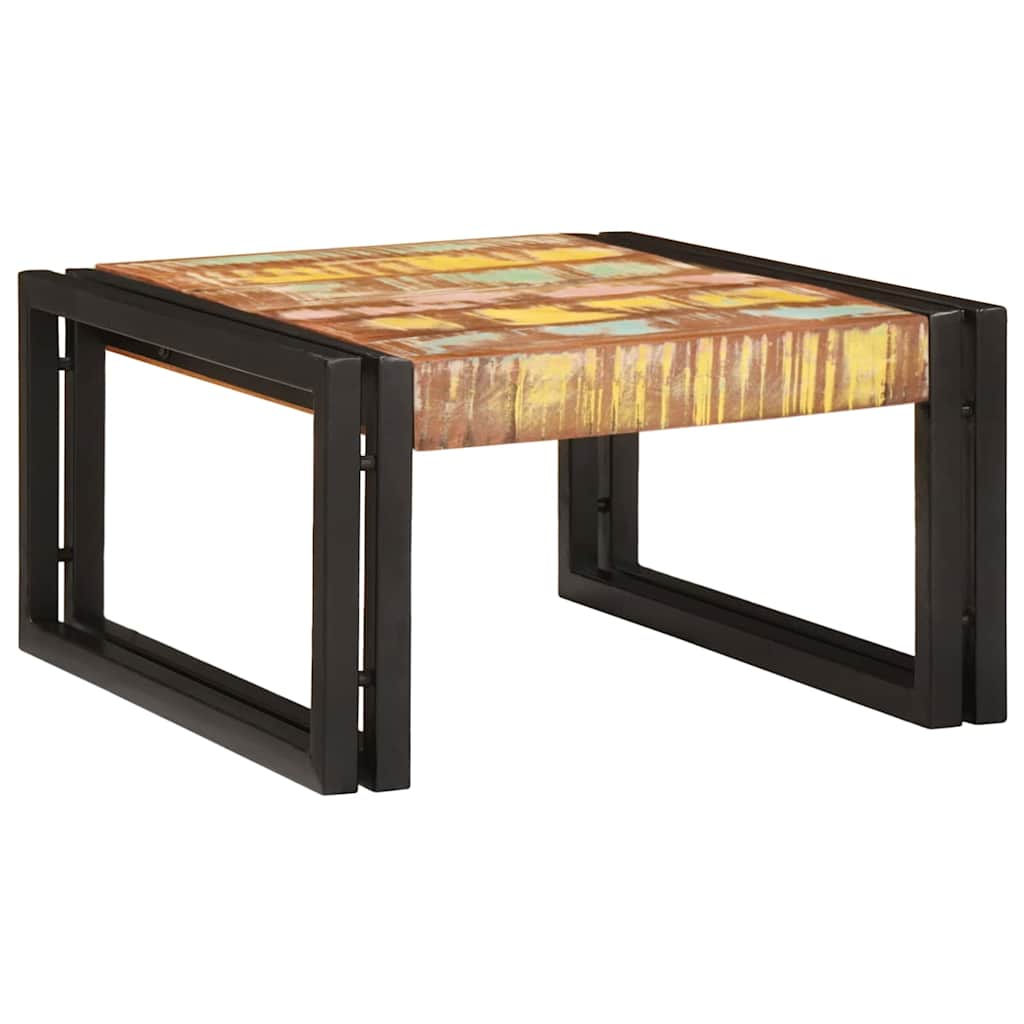 vidaXL Badregal für Mehrfarbig 60 x 50 x 23 cm Massives Altholz