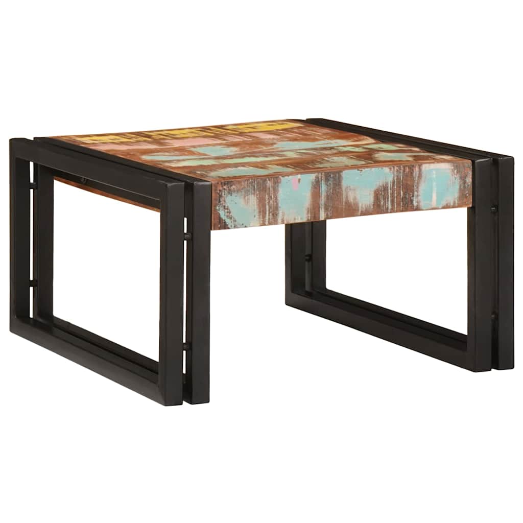vidaXL Badregal für Mehrfarbig 60 x 50 x 23 cm Massives Altholz