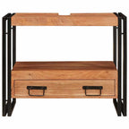 vidaXL Waschtischunterschrank Braun 71 x 33 x 58 cm Massivholz Akazie