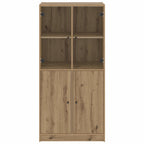 vidaXL Highboard mit Türen Artisan-Eiche 68x37x142 cm Holzwerkstoff