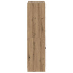 vidaXL Highboard mit Türen Artisan-Eiche 68x37x142 cm Holzwerkstoff