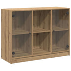 vidaXL Sideboard Artisan-Eiche 102x37x75,5 cm Holzwerkstoff