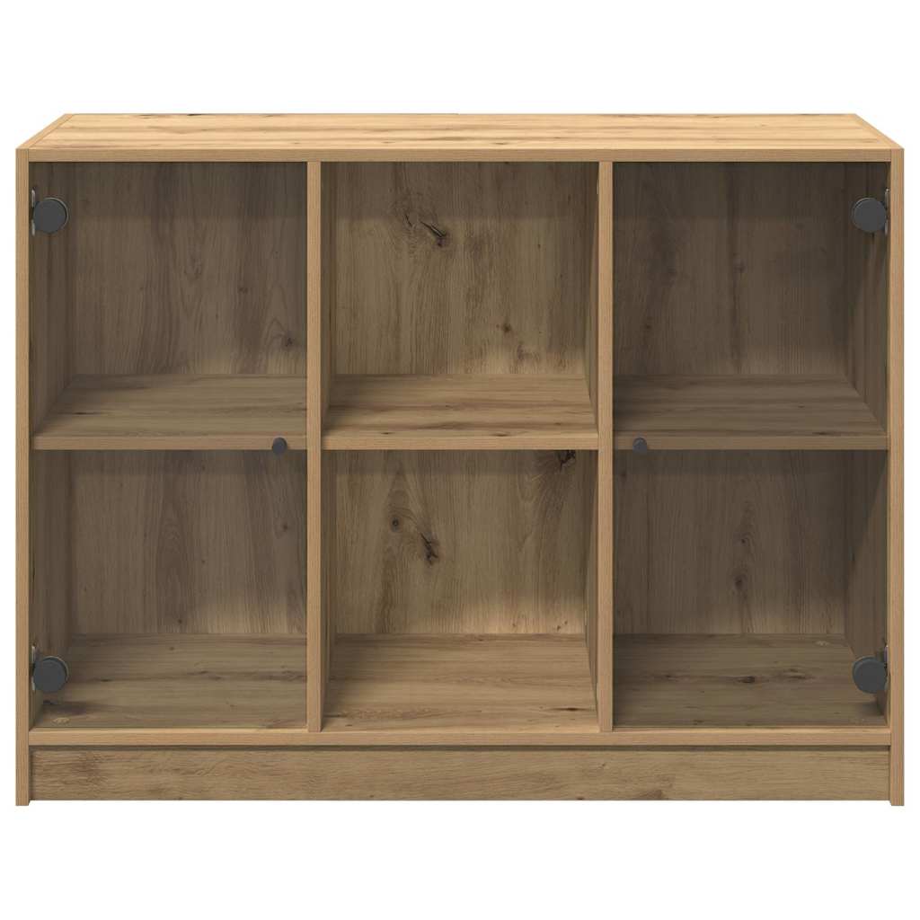 vidaXL Sideboard Artisan-Eiche 102x37x75,5 cm Holzwerkstoff